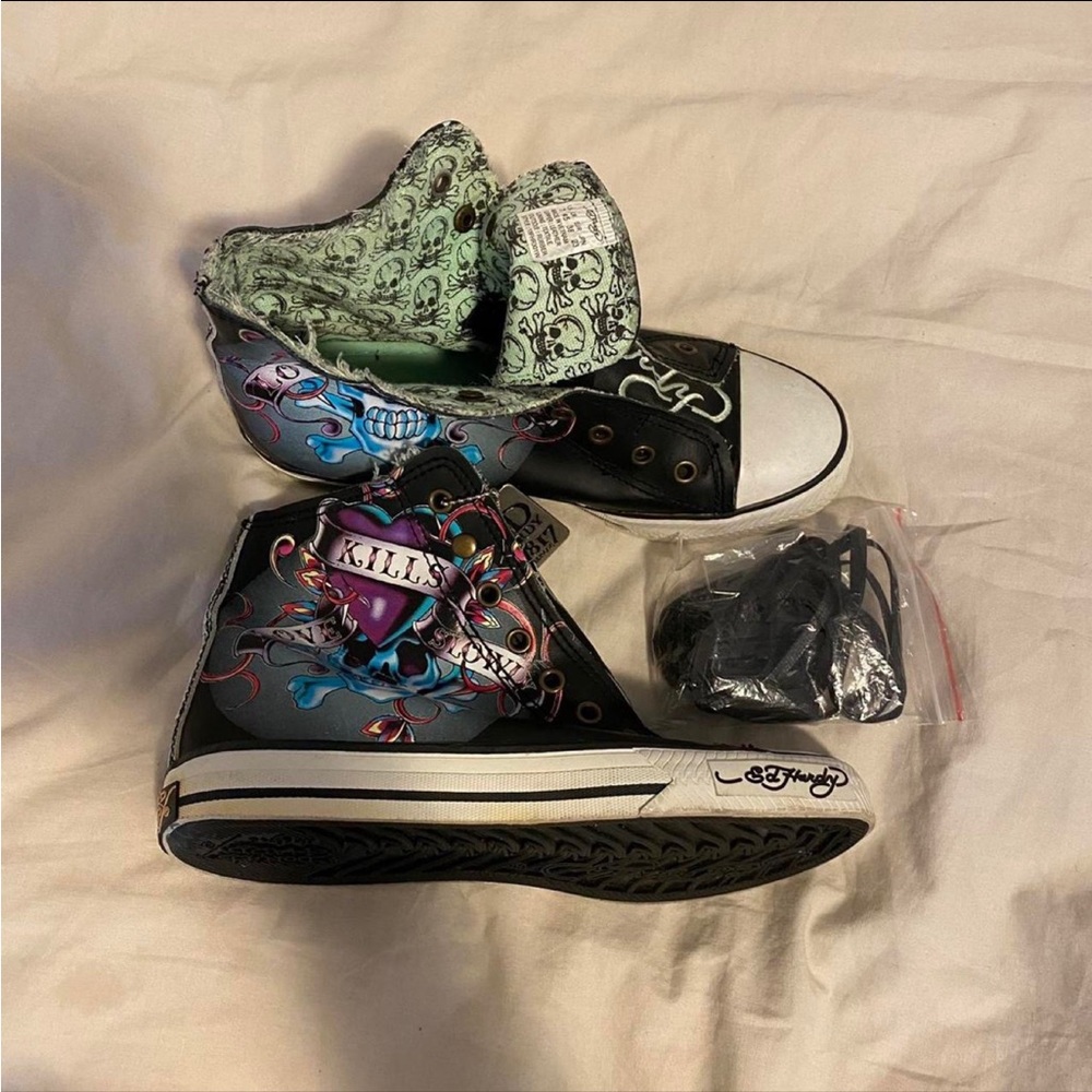 Vintage Ed Hardy High tops